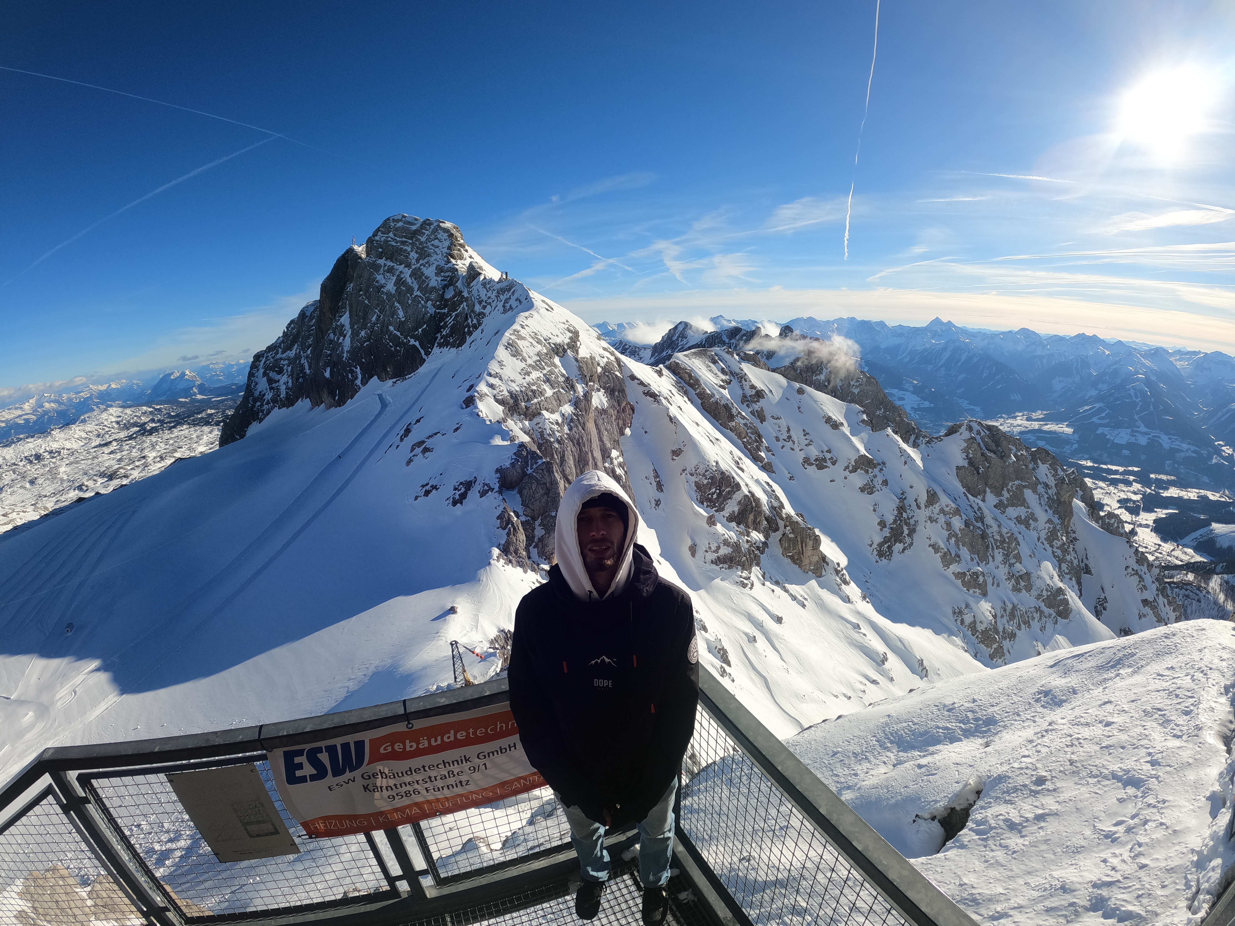 me on the high mountain